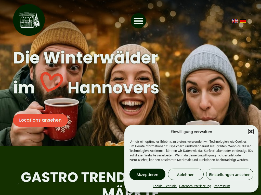 Website von Gastro Trends Services GmbH in Laatzen