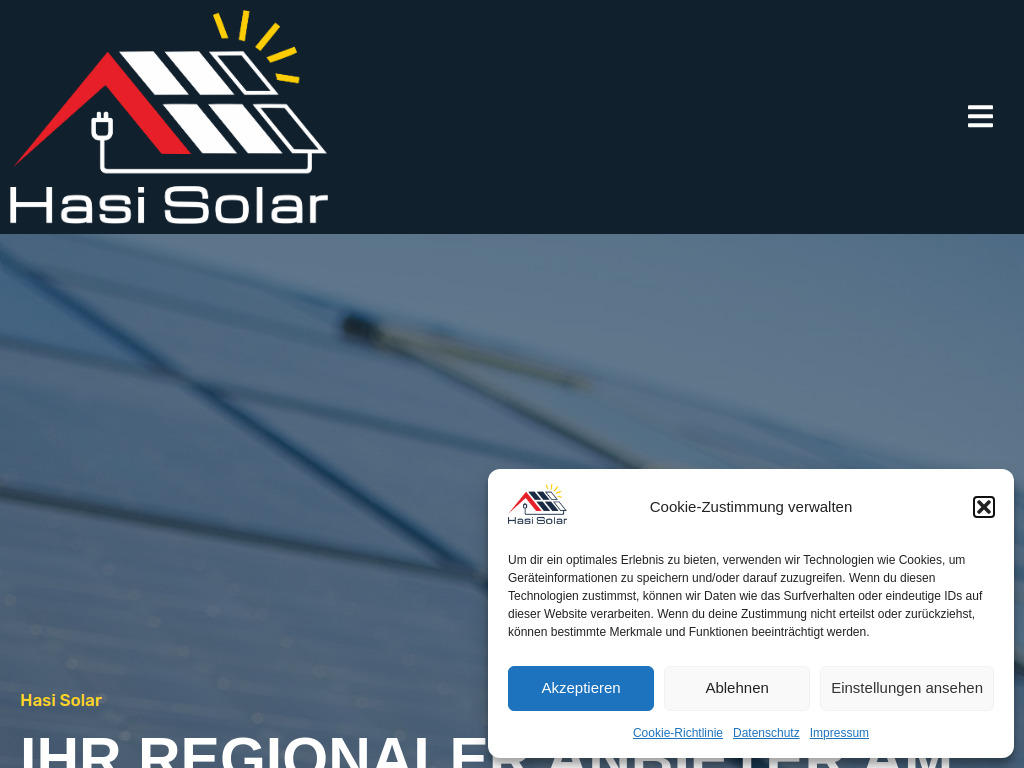 Website von HasiSolar in Konstanz