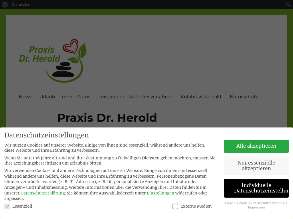 Website von Dr. med. Swetlana Herold in Rödental
