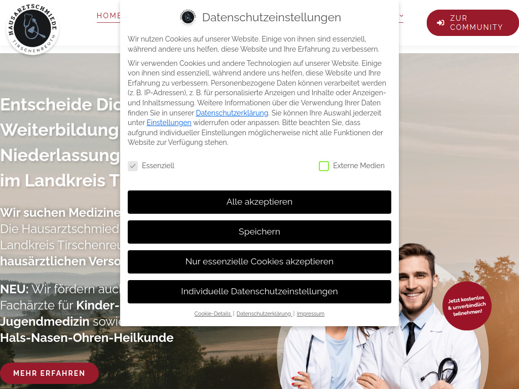 Website von Landkreis Tirschenreuth in Tirschenreuth