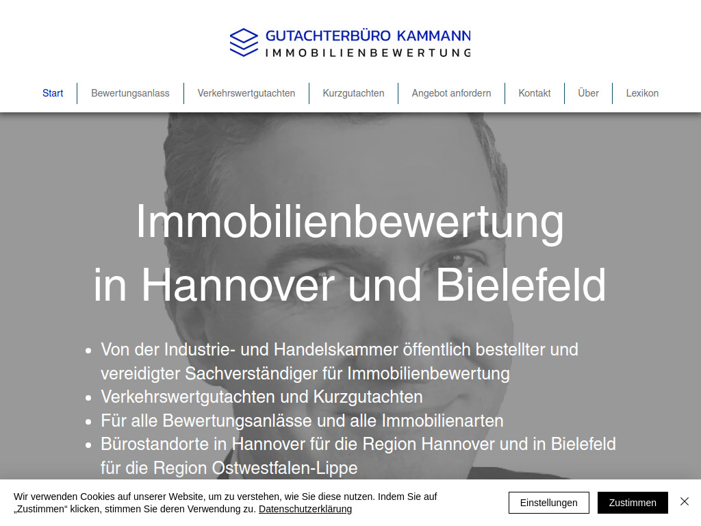 Website von Peter Kammann in Hannover