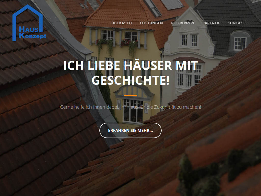 Website von HausKonzept - Dipl. Ing. Uwe Conrad in Lübeck