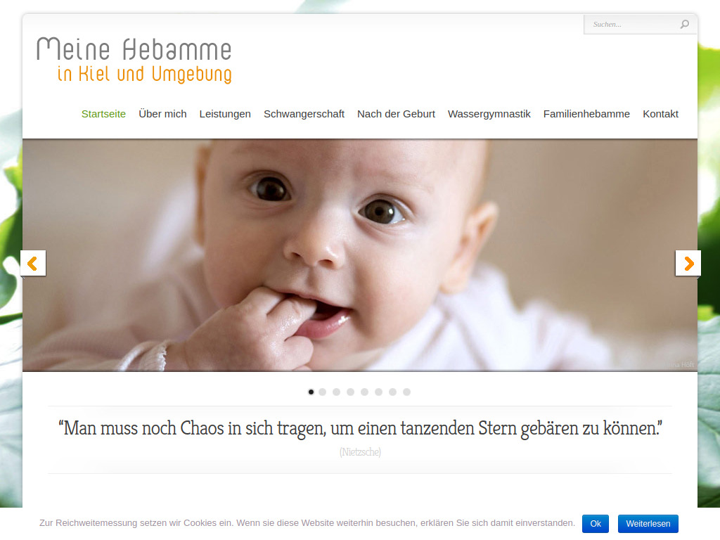 Website von Claudia Schopphoff in Kiel