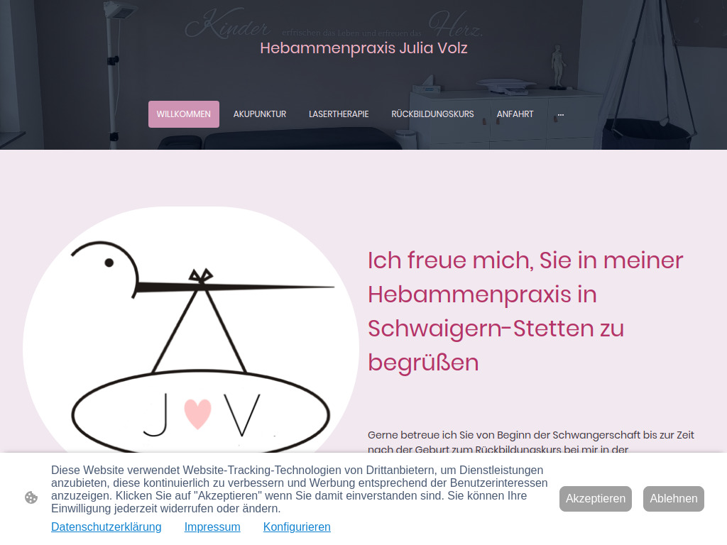 Website von Julia Volz in Schwaigern