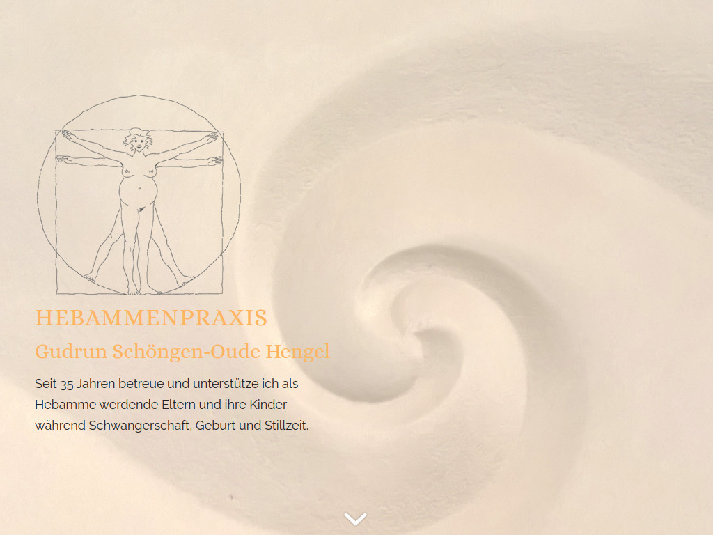 Website von Hebammenpraxis in Mönchengladbach