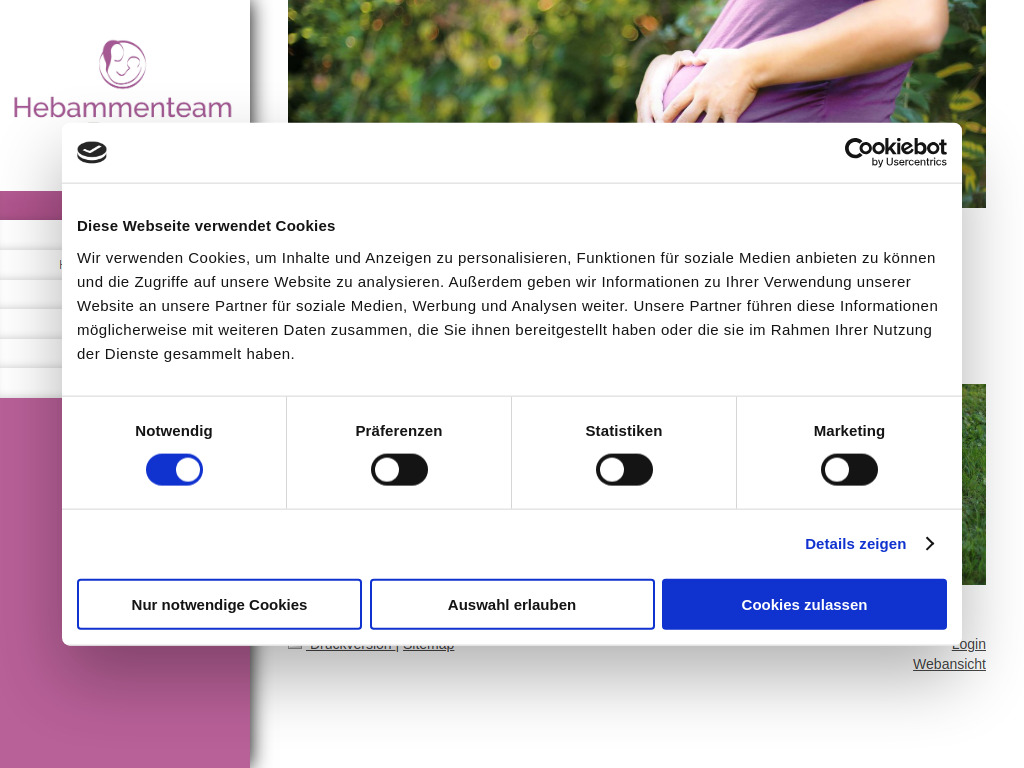 Website von Dörthe Peilnsteiner in Bonn