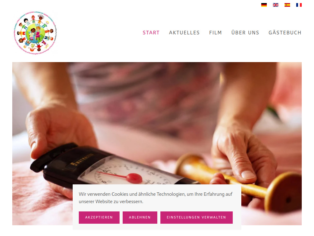 Website von Hebammen für Deutschland e. V. in Köln