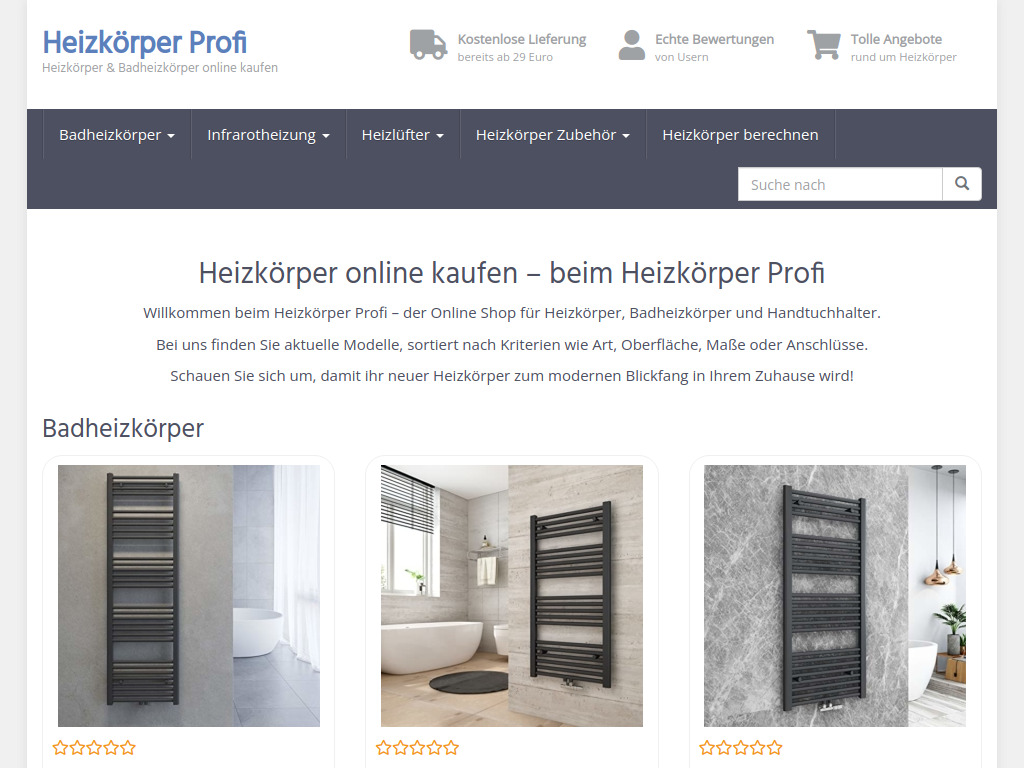 Website von tekka online ideas in München