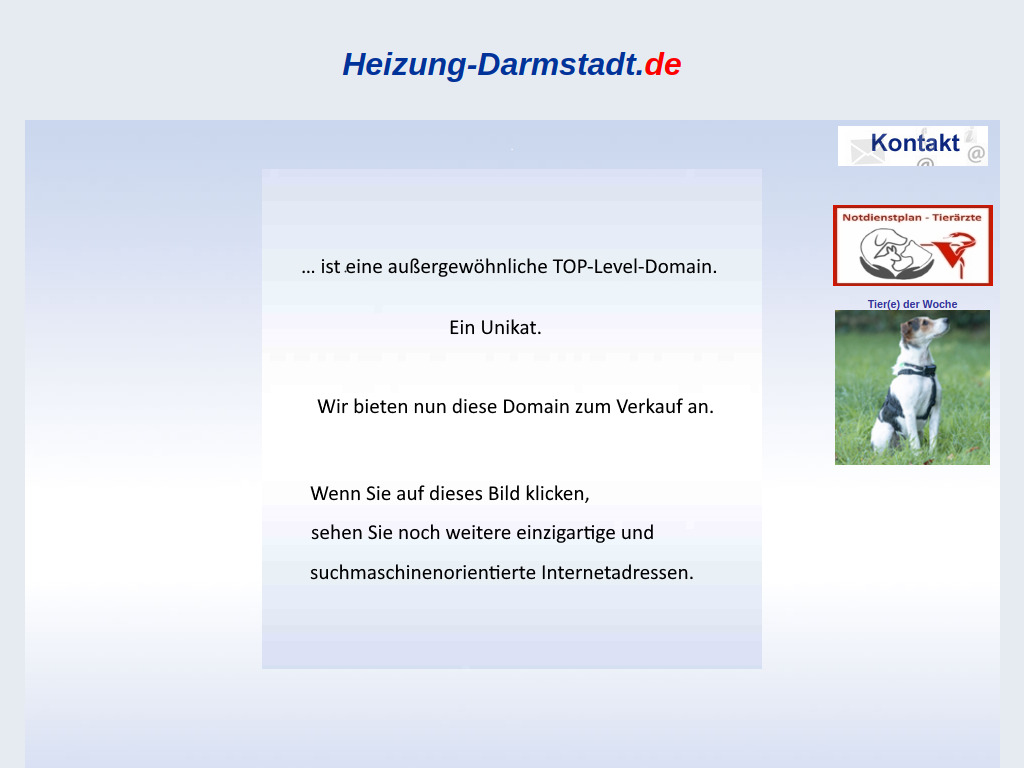 Website von heizung-darmstadt.de in Darmstadt