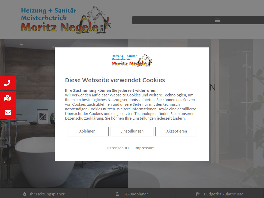 Website von Negele GbR in Prien