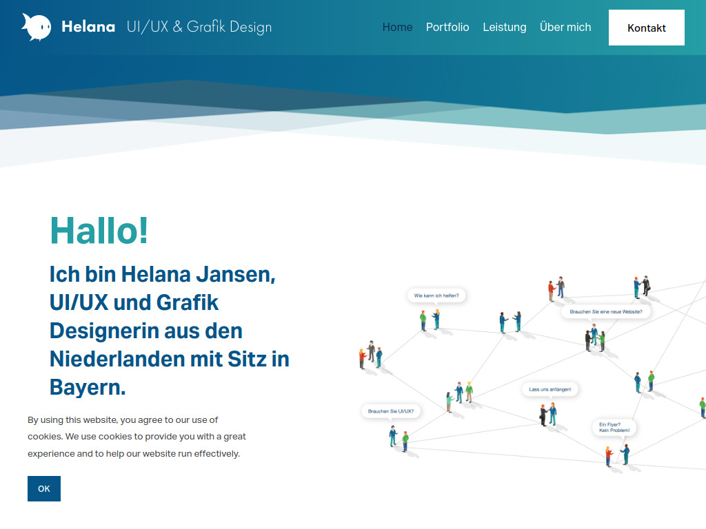 Website von Helana UI/UX & Grafikdesign