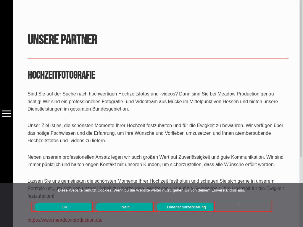 Website von Heldebrand Photography in Grünberg