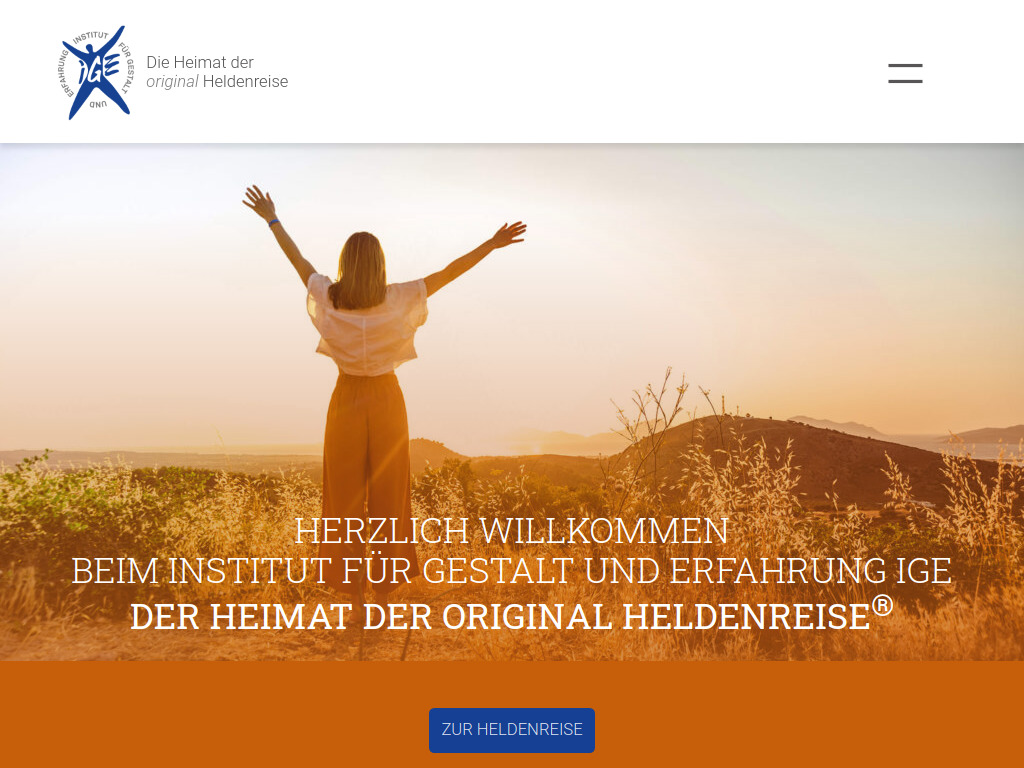 Website von Institut für Gestalt und Erfahrung in Babensham bei Wasserburg am Inn