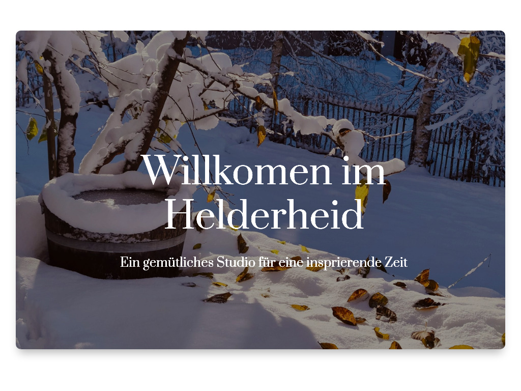 Website von helderheid.ch in Kaltbrunn