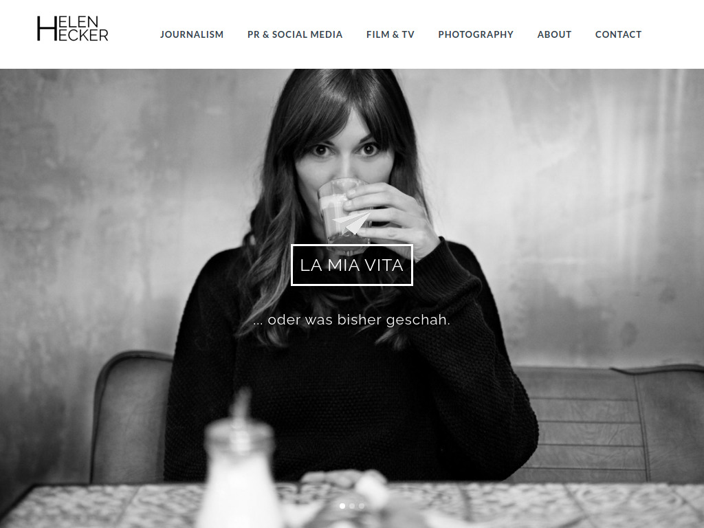 Website von Helen-Marie Hecker in Berlin