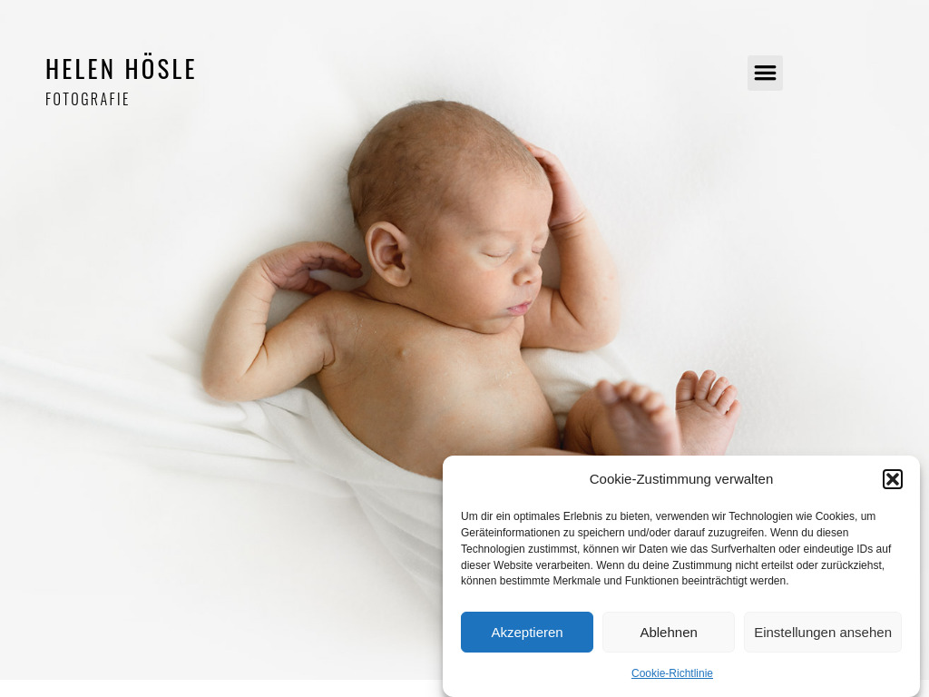 Website von Helen Hösle Fotografie in Salach