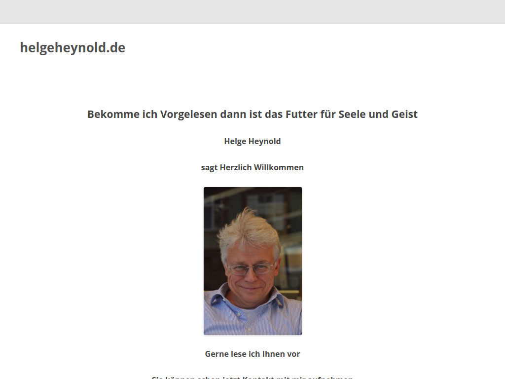 Website von Helge Heynold in Frankfurt am Main