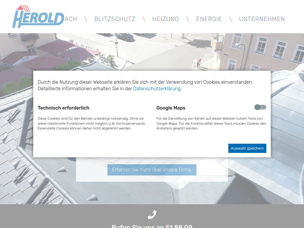 Website von Johannes Herold in Riesa