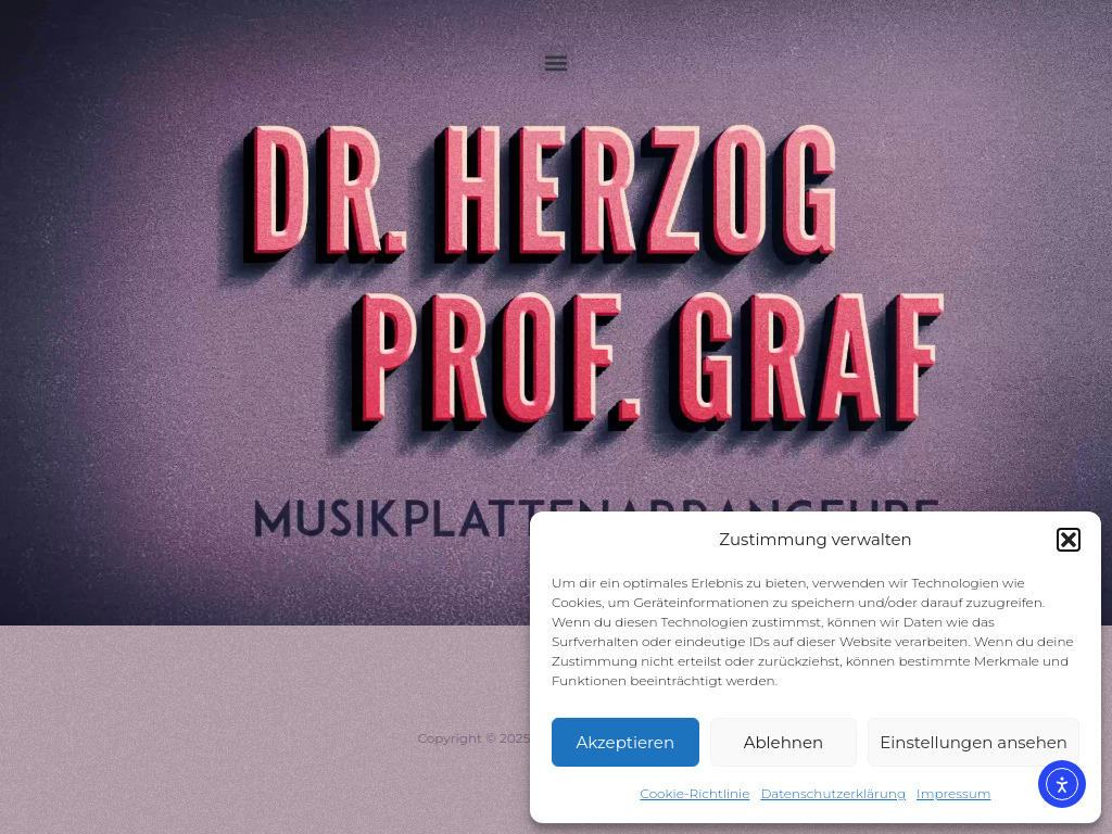 Website von Startseite - Dr. Herzog & Prof. Graf in München