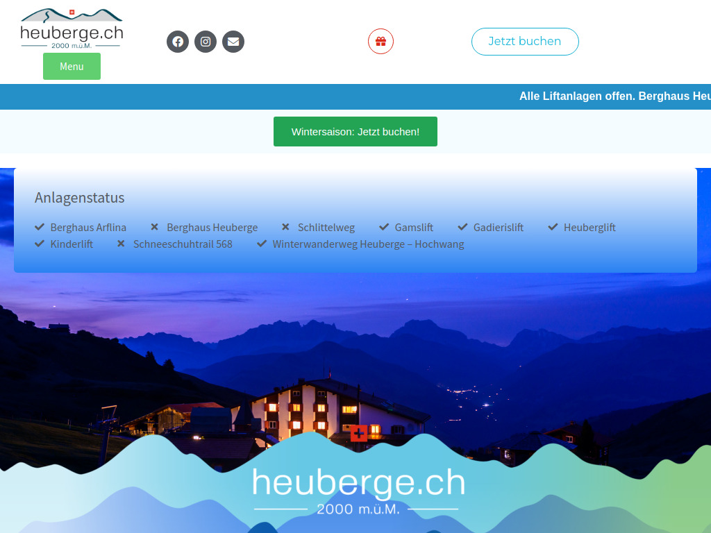 Website von heuberge.ch