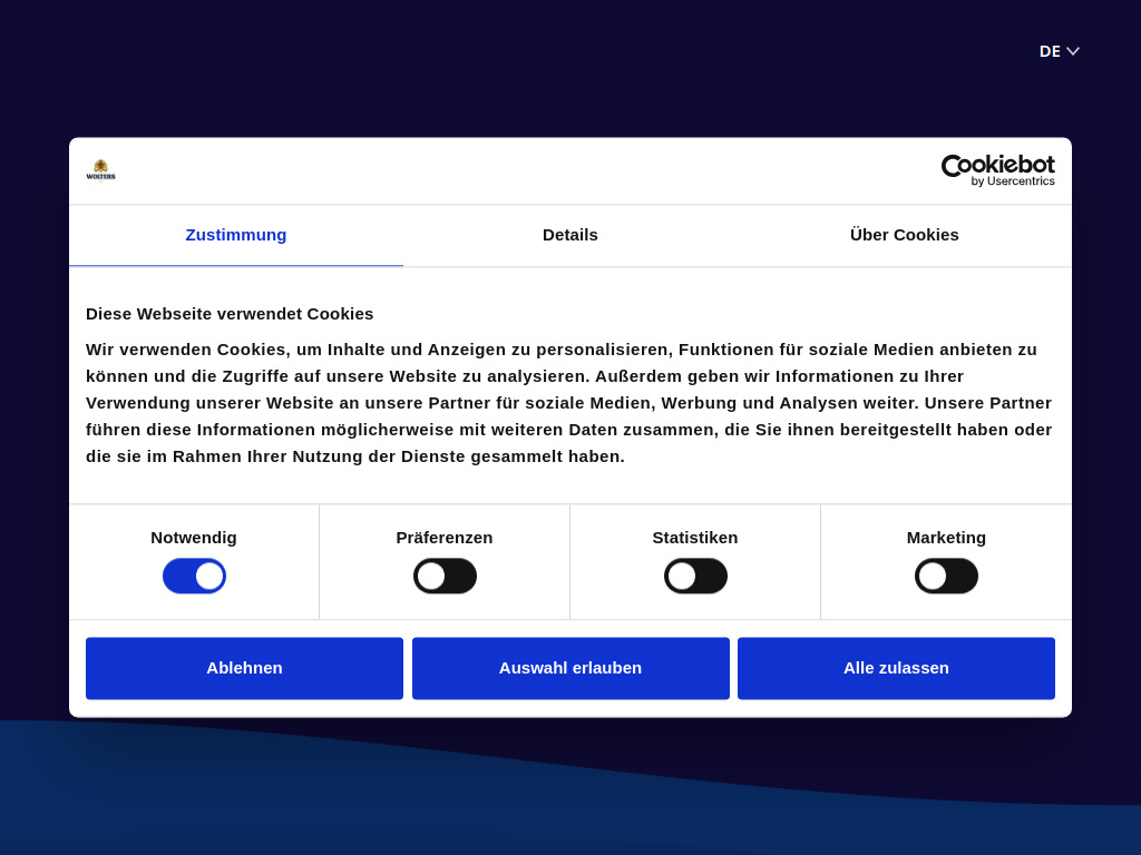 Website von Hofbrauhaus Wolters GmbH in Braunschweig