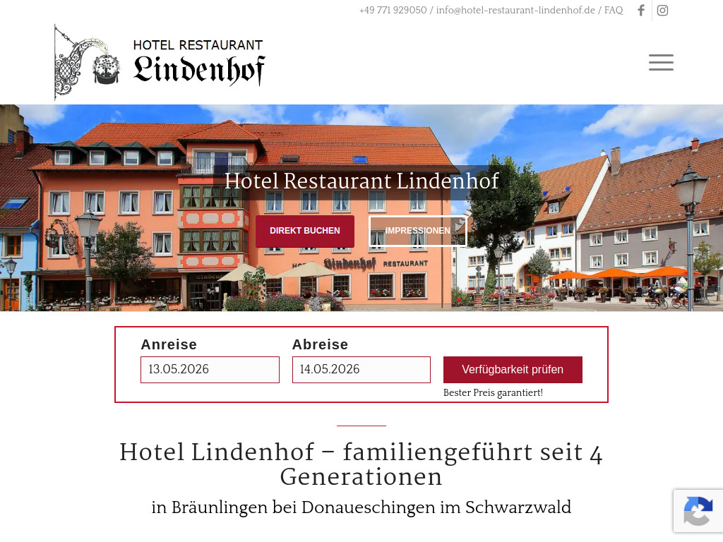 Website von Josef Dury in Bräunlingen