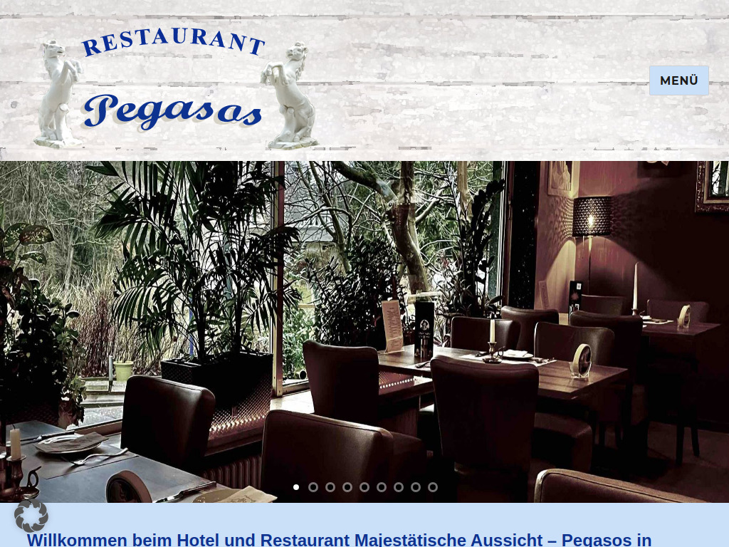 Website von Restaurant Pegasos in Hamburg