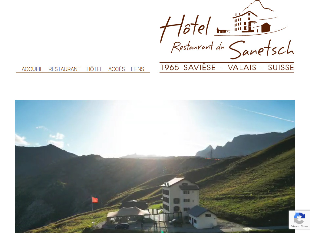 Website von Home - Hotel - Restaurant du Sanesch