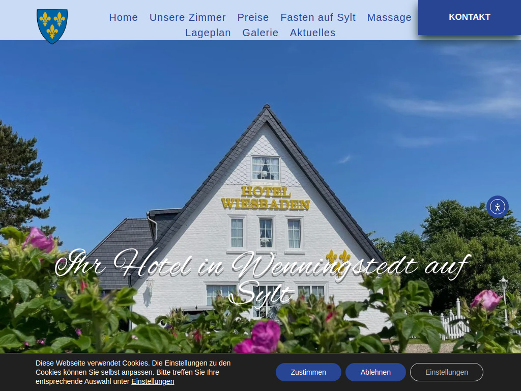 Website von Frau Kirsten Kruse-Petersen in Wenningstedt