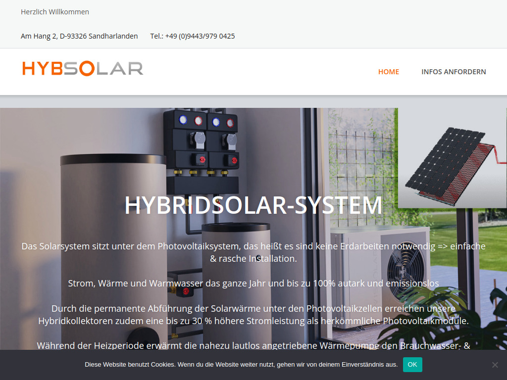 Website von HYBSOLAR in Abensberg