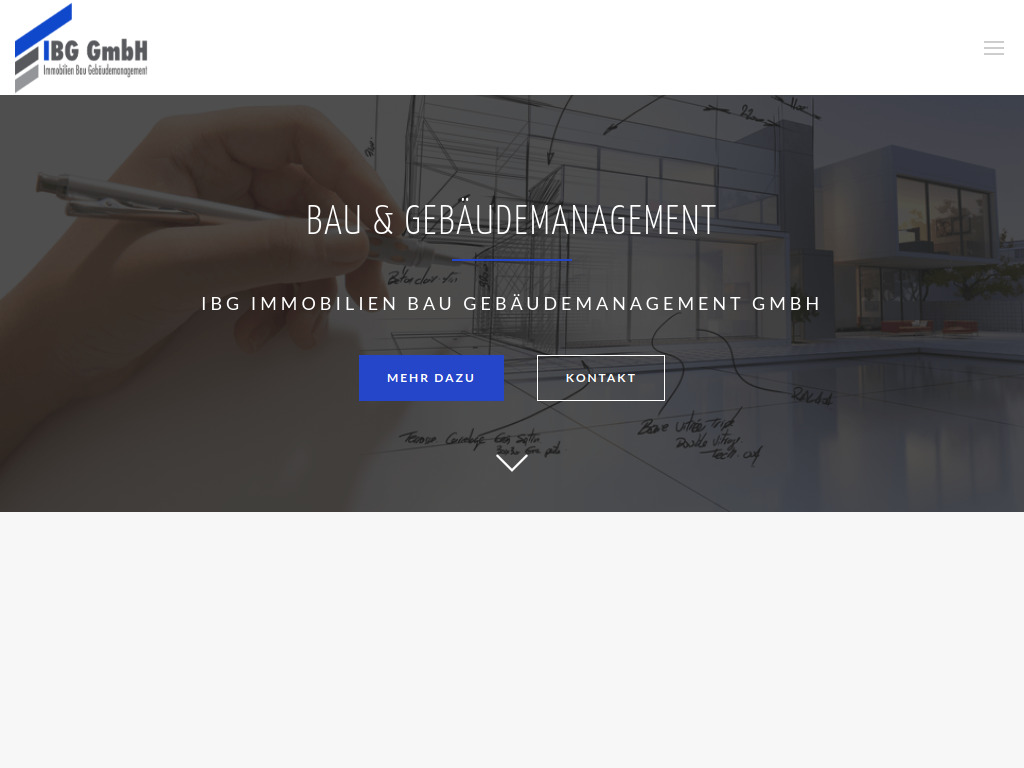 Website von IBG Immobilien Bau Gebäudemanagement GmbH in Nürnberg