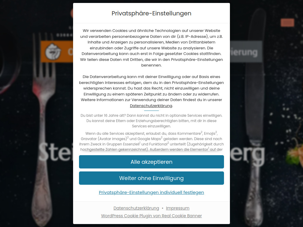 Website von IL Borgo Italienisches Restaurant in Steinbach Hallenberg