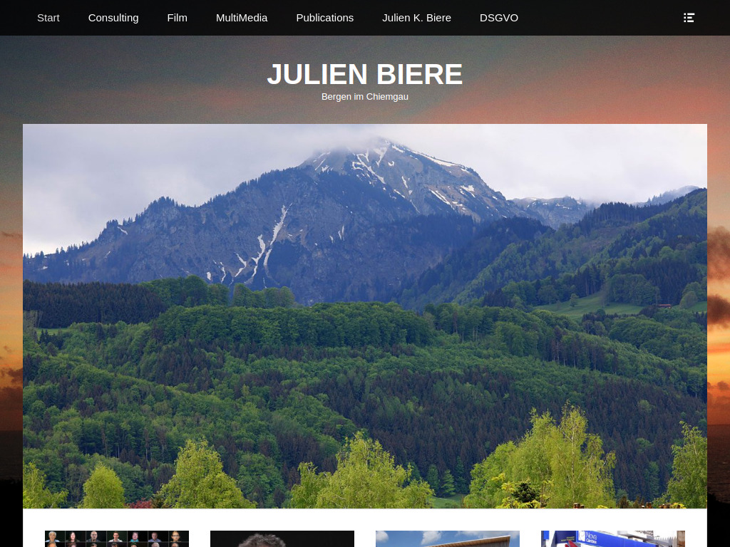 Website von JULIEN BIERE