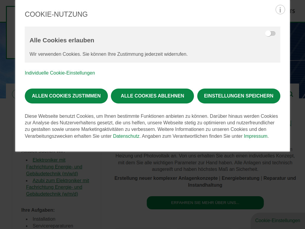 Website von Jung & Kovaci OHG in Schauenburg