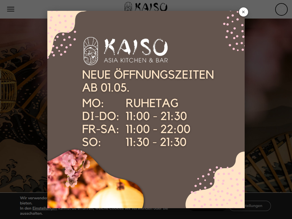Website von Kaiso Leonberg GmbH in Leonberg