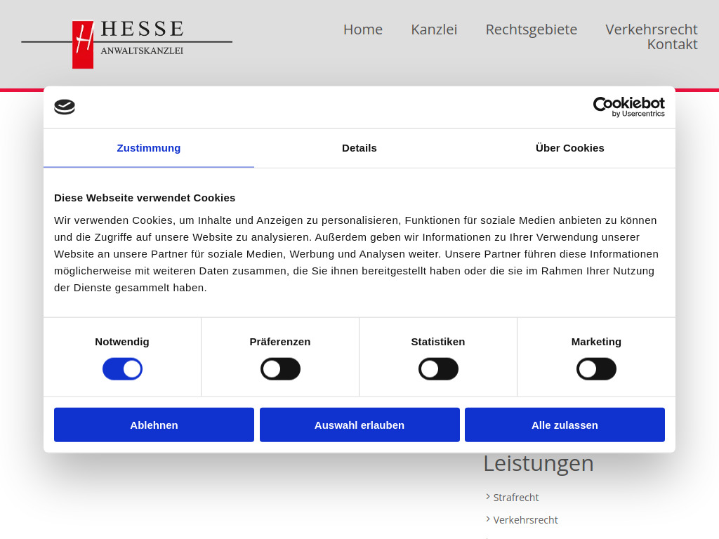 Website von Martin Hesse in Rahden