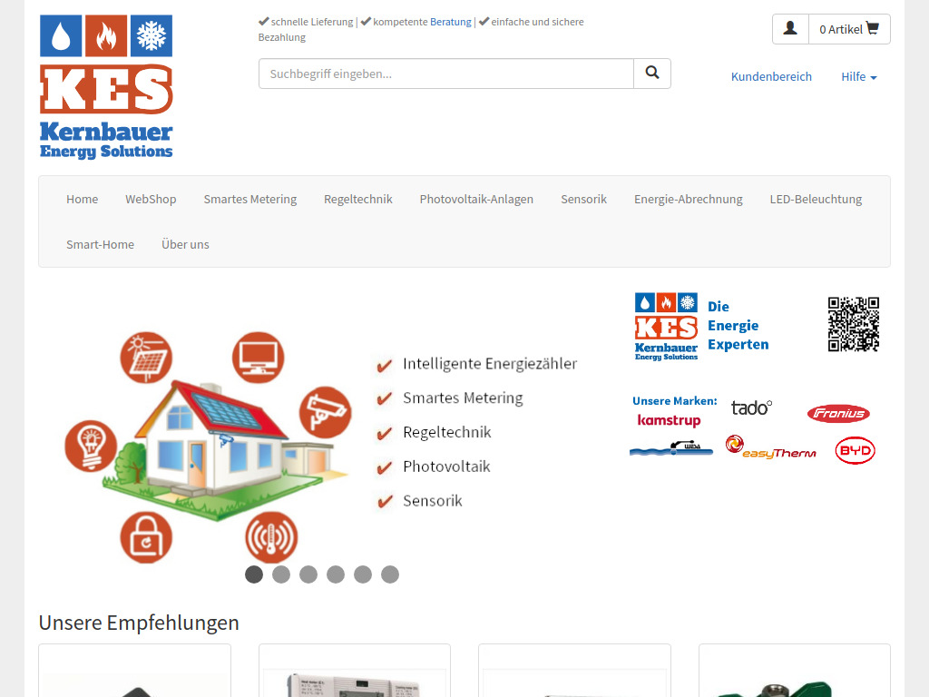 Website von Kernbauer Energy Solutions GmbH in Wien