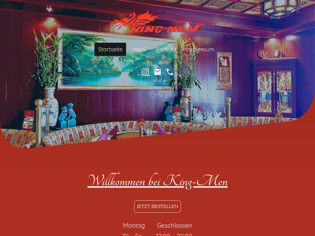 Website von King-Men in Berlin
