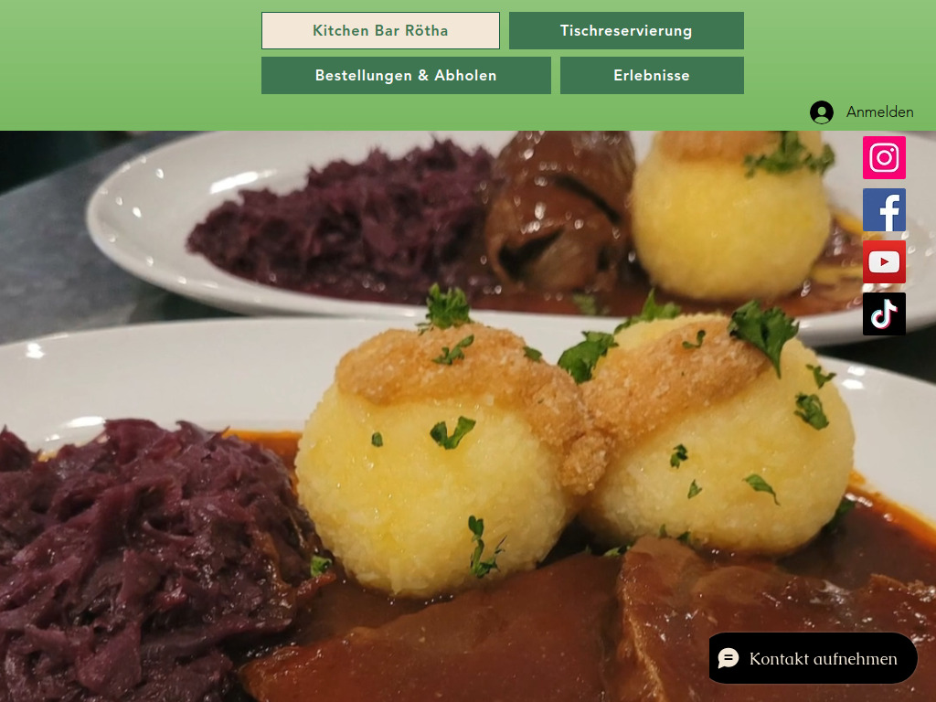 Website von Kitchen Bar Rötha . Restaurants in Rötha . Gaststätte. Catering Rötha in Rötha