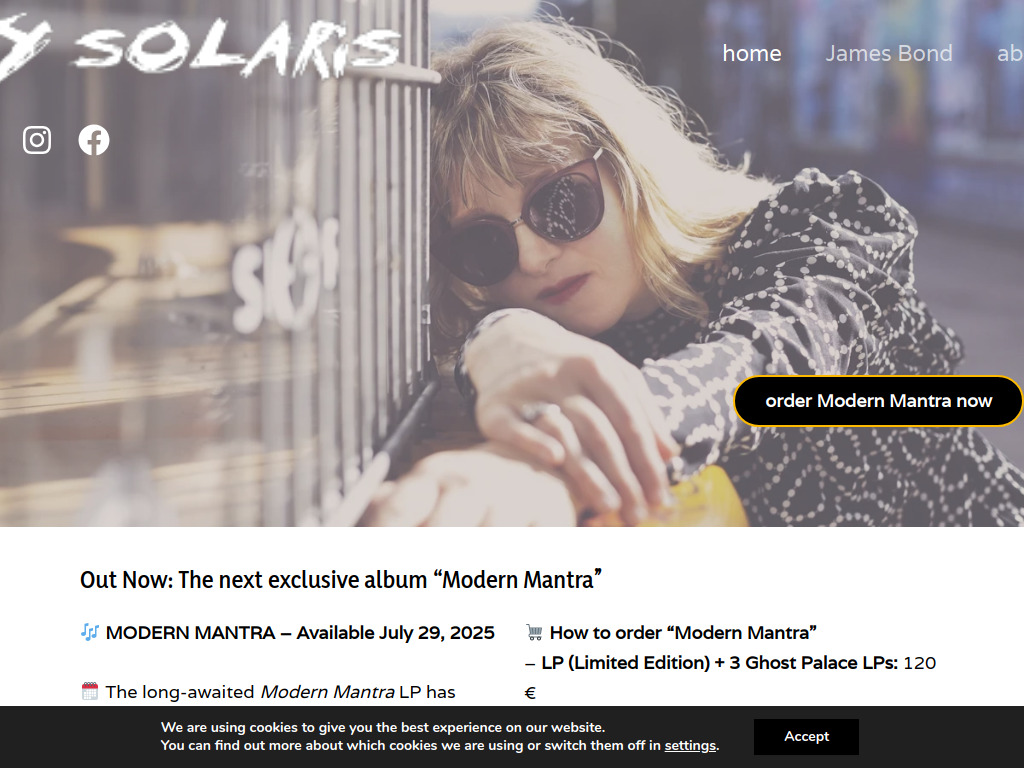 Website von Solaris Empire in Berlin