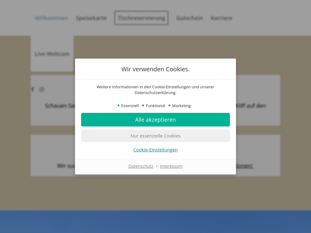 Website von Bäckerei und Konditorei Jörg Itjen in Cuxhaven