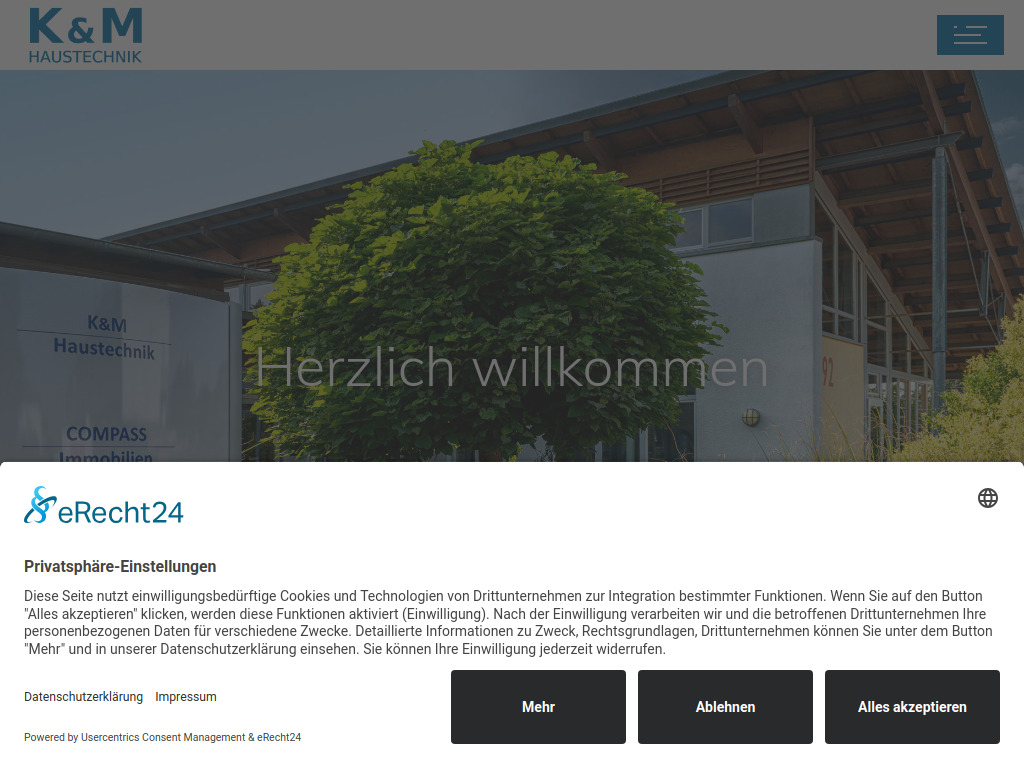 Website von Klute & Meyerrose Haustechnik und EDV Dienstleistungen GbR in Osnabrück