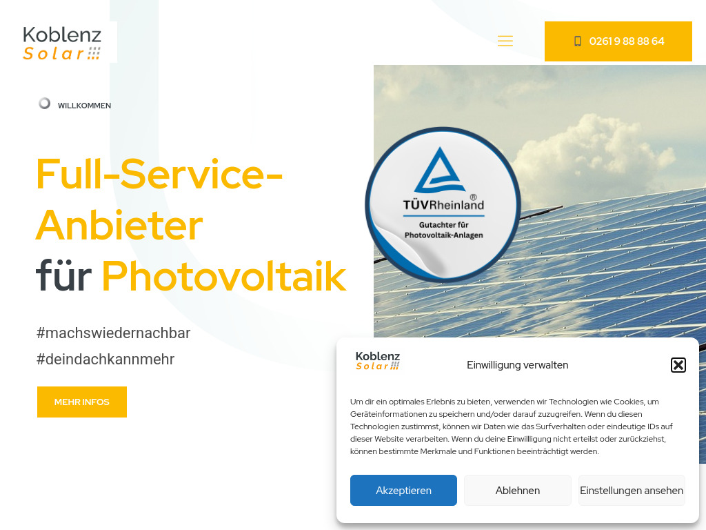 Website von André Rauen in Koblenz