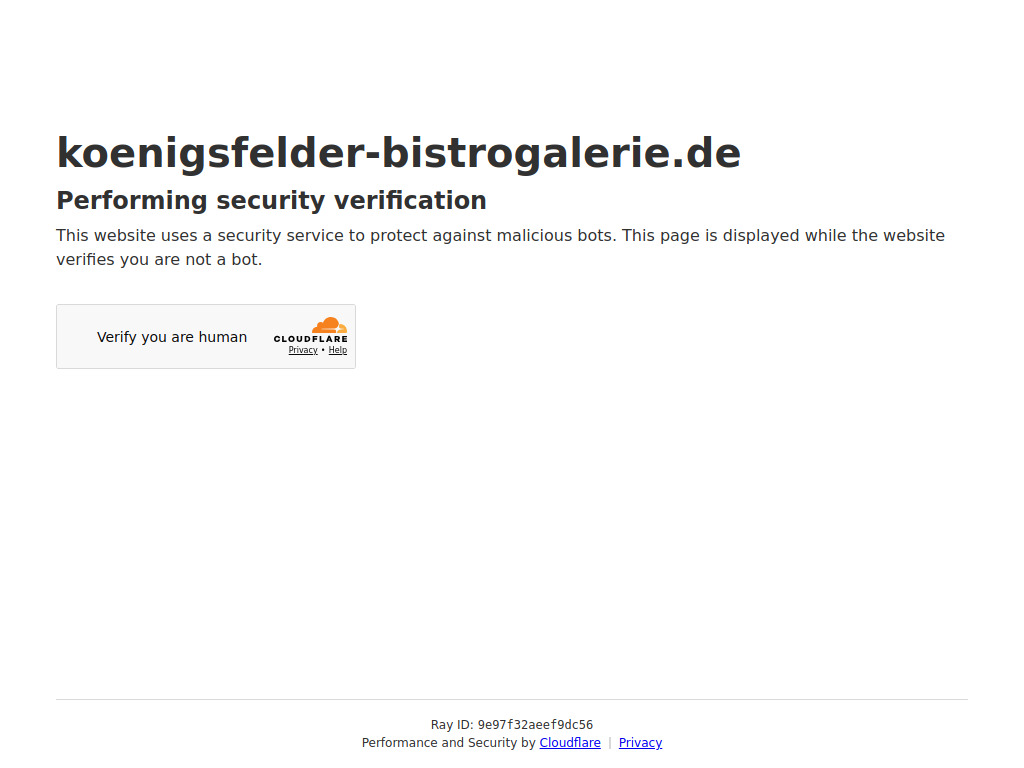 Website von Fritz Restaurant in Königsfeld