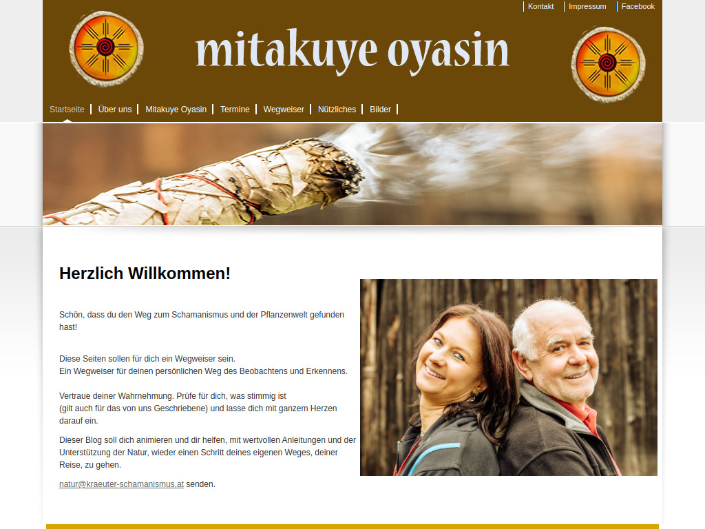 Website von Willkommen auf der Startseite in Neuhofen an der Krems