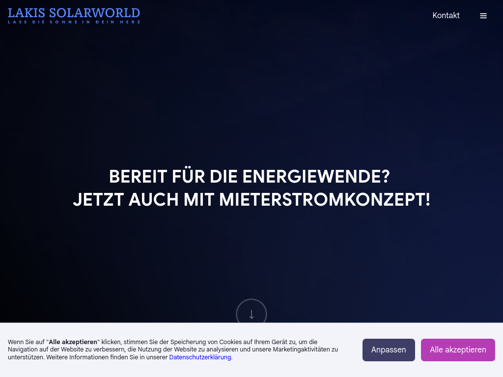 Website von Lakis Solarworld in Castrop-Rauxel