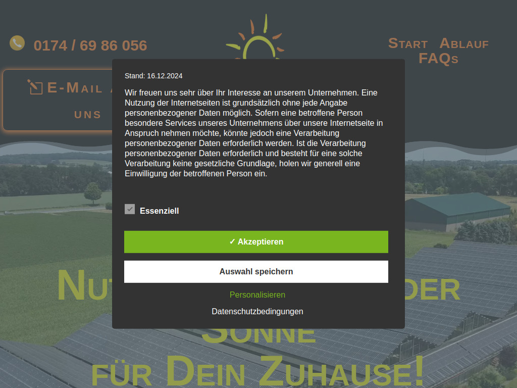 Website von Michael Langenberg in Uedem