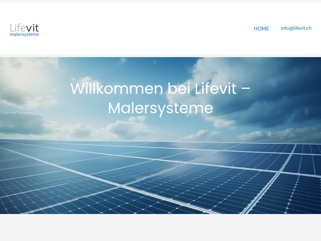 Website von LifeVit in Unterägeri