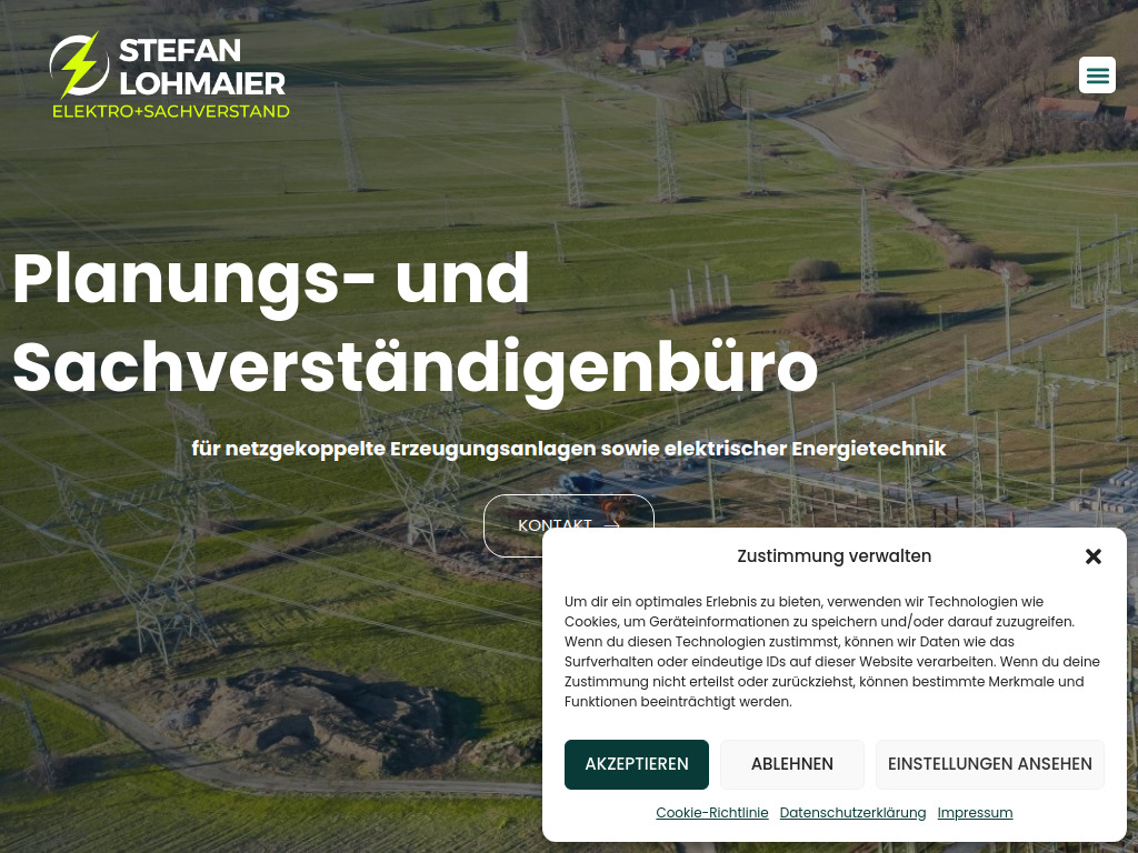 Website von STEFAN LOHMAIER in Mainburg