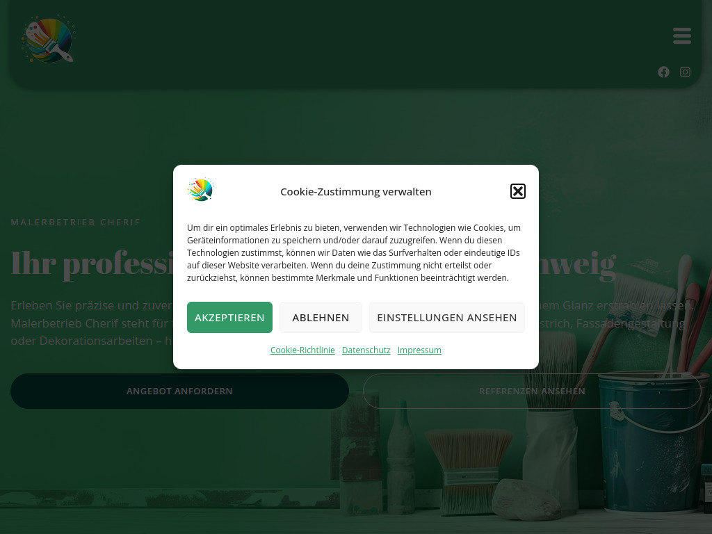 Website von Jana Cherif in Braunschweig